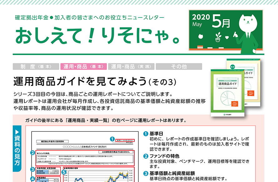 運用商品ガイドを見てみよう(その3)